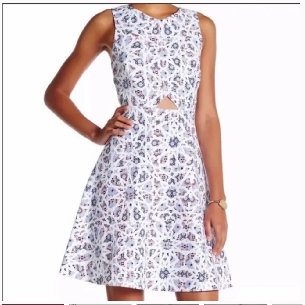 CeCe by Cynthia Steffe Eastyn Mosaic Dress